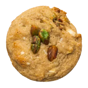 Cookie pistache et chocolat blanc