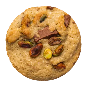 Cookie pistache et chocolat au lait