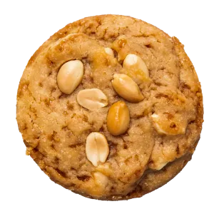 Cookie cacahuète et caramel